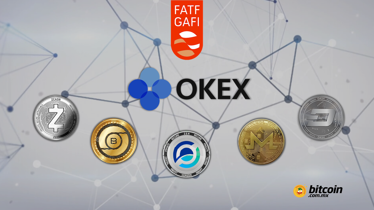 OKEx Korea eliminará 5 criptomonedas por violar las reglas del GAFI