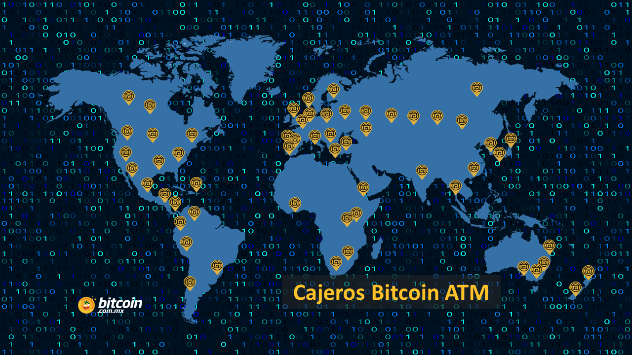 Aumenta un 500% el número de cajeros Bitcoin ATM a nivel mundial