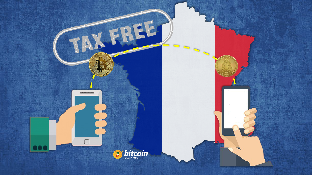Francia exime de impuestos a transacciones cripto a cripto