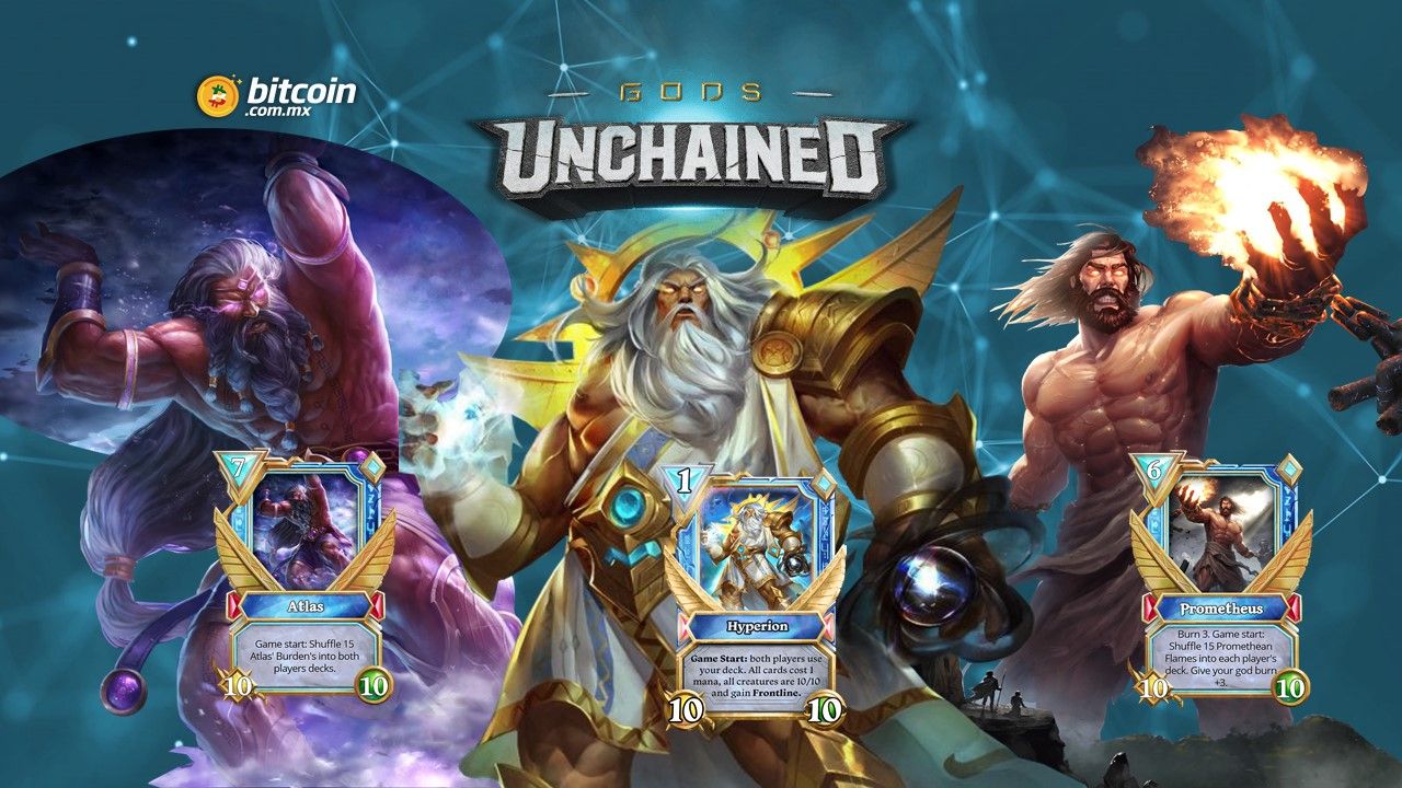 Videojuego de blockchain, Gods Unchained recauda inversión de 15 mdd