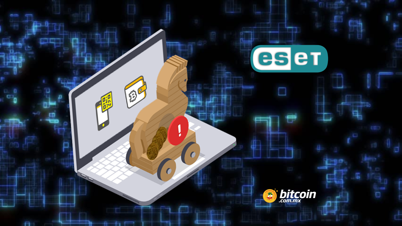 ESET descubre troyano bancario que roba criptomonedas