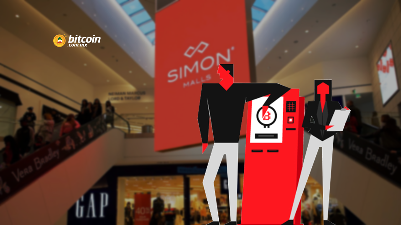 Bitstop instala cajeros ATM BTC en centros comerciales de Simon Malls