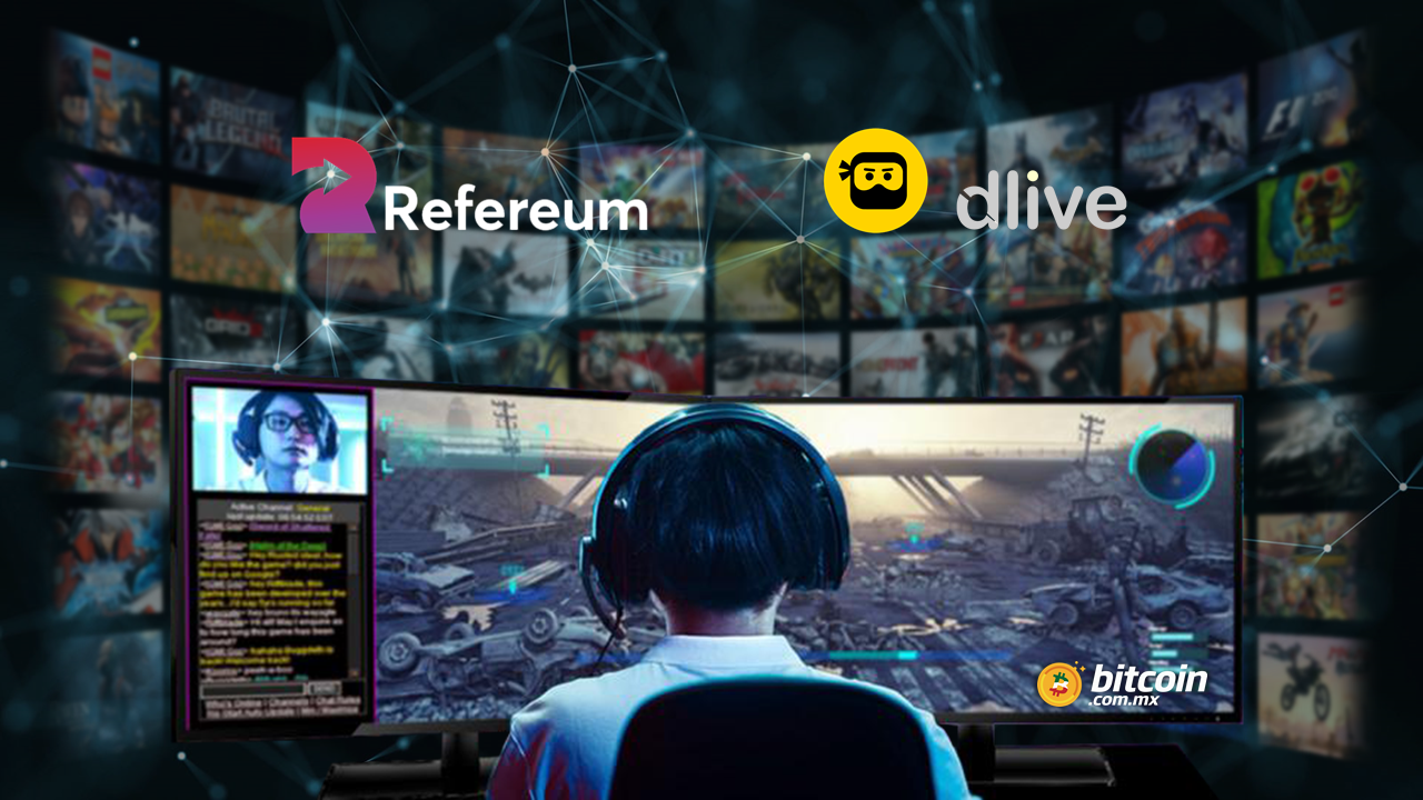 Refereum se asocia con DLive plataforma de streaming basada en blockchain