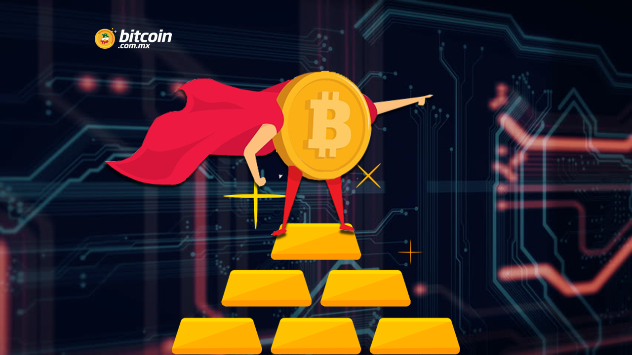 Bitcoin asegura su lugar como refugio de inversión al superar al oro