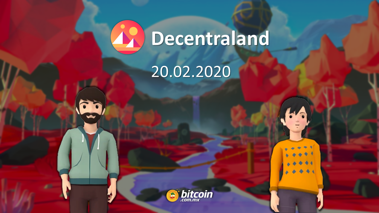 Decentraland, mundo virtual blockchain, estará disponible en febrero