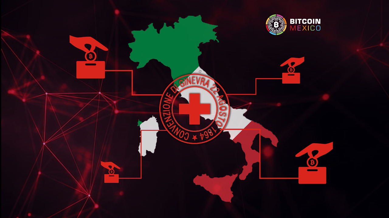 Italia: Cruz Roja recauda fondos con Bitcoin para combatir el COVID19