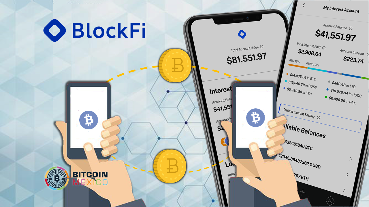 BlockFi lanza app para préstamos de bitcoins