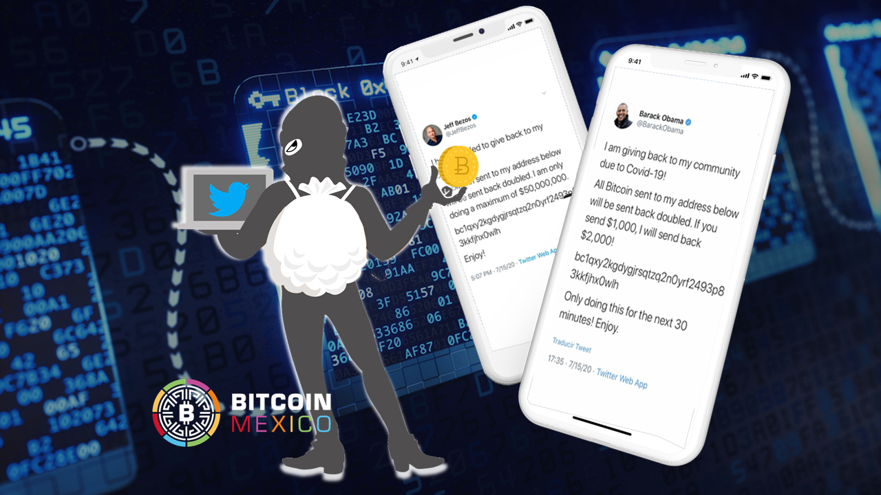 Hackean cuentas de Twitter para realizar una estafa con Bitcoin