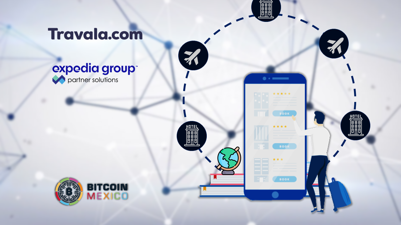 Asociación Expedia y Travala permite pagar tu viaje con criptomonedas