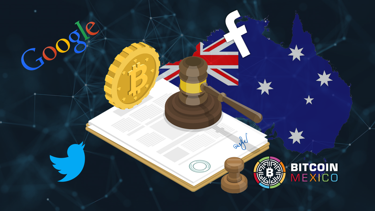Australia: Empresas crypto demandan a Facebook, Google y Twitter
