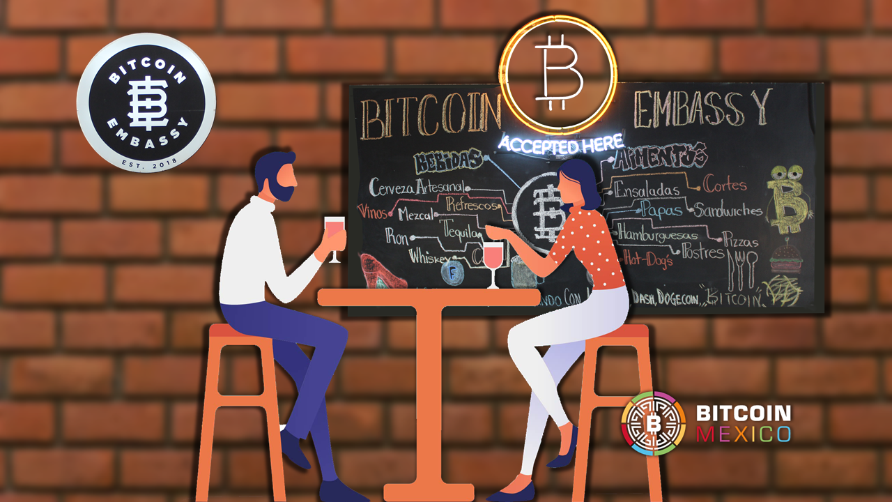 Bitcoin Embassy Bar México aprende de criptomonedas mientras te relajas