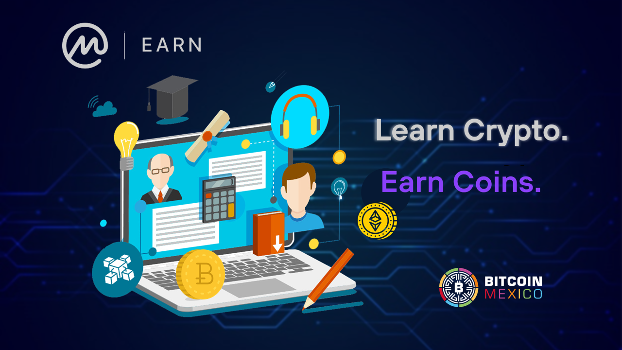 Aprende sobre criptomonedas y obtén recompensas en CoinMarketCap Earn