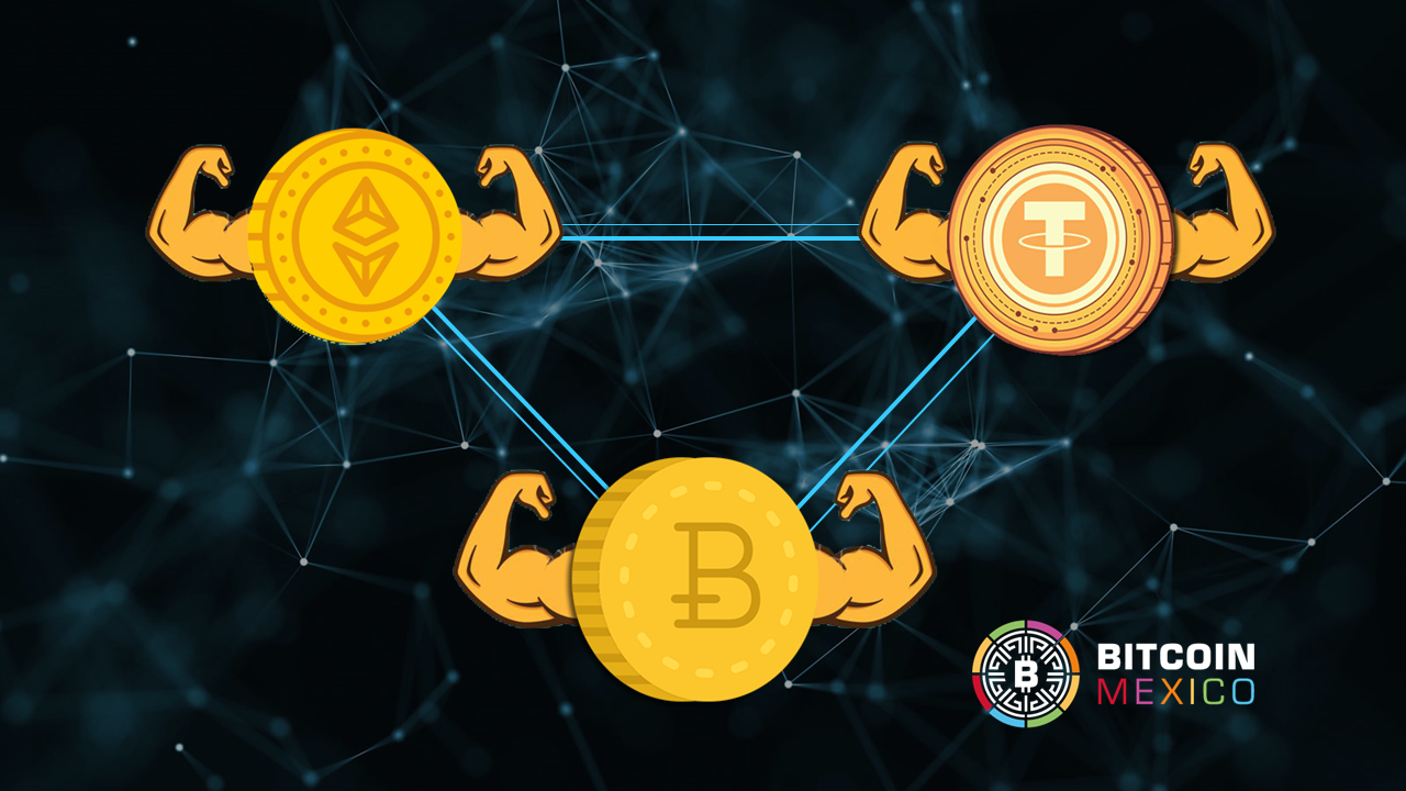 Bitcoin, Ethereum y Tether, las armas fuertes del ecosistema cripto