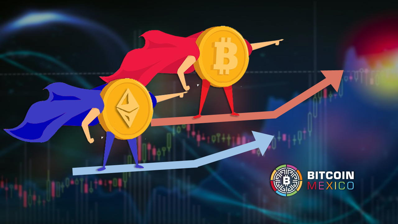 Bitcoin y Ethereum controlan el mercado cripto