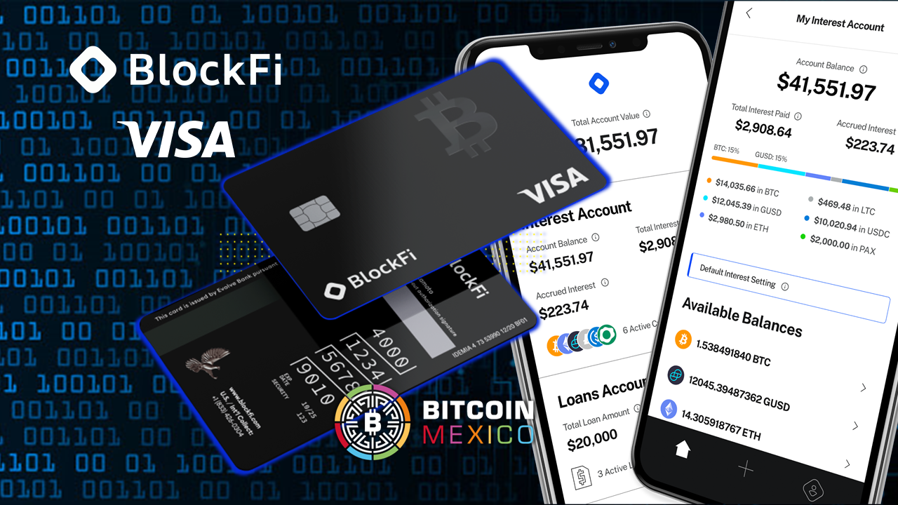 BlockFi y Visa lanzan tarjeta de crédito que entrega  recompensas en BTC