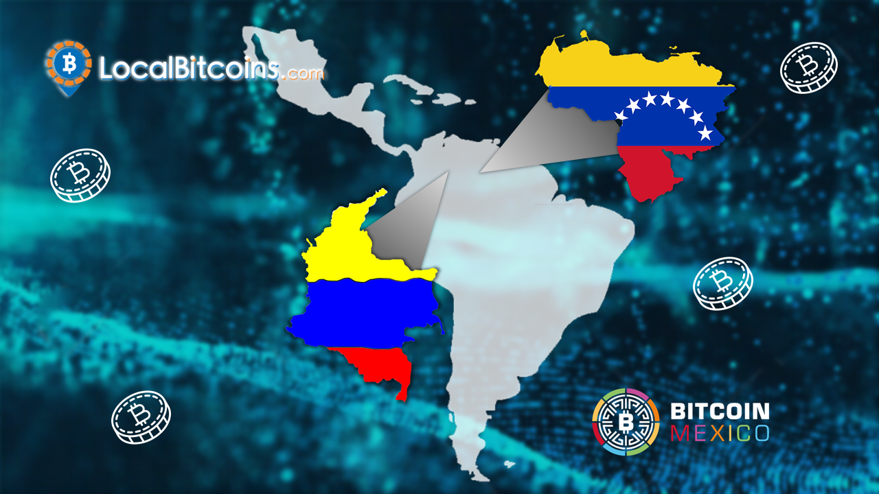Venezuela y Colombia representan el 23% del comercio de Bitcoin