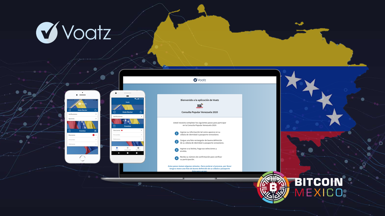 Consulta popular venezolana registra votos en la blockchain de Voatz