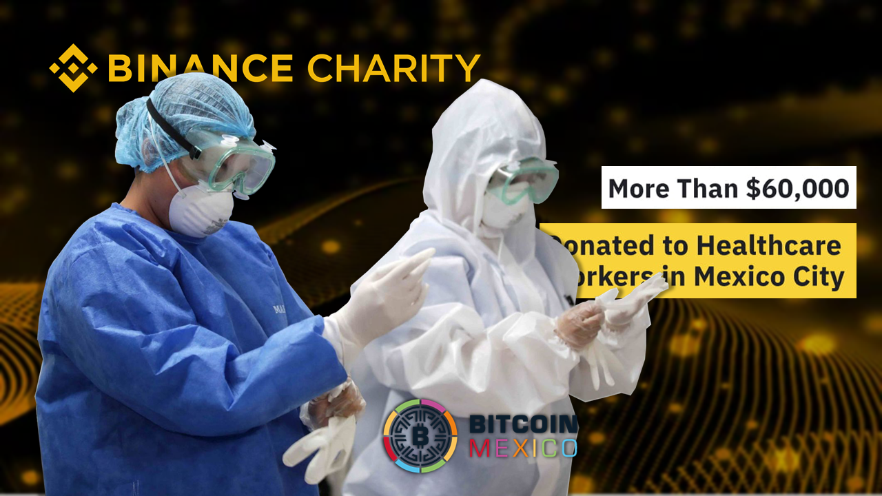 Binance Charity dona más de 60mdd en insumos para hospitales en México
