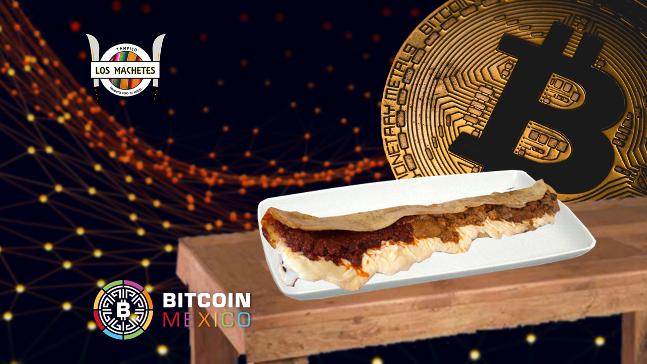 Come unos deliciosos machetes y paga con Bitcoin en Tampico