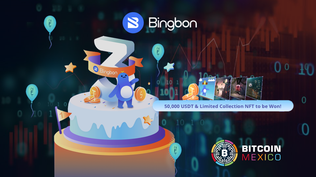 Bingbon celebra 3er aniversario con competencia de trading