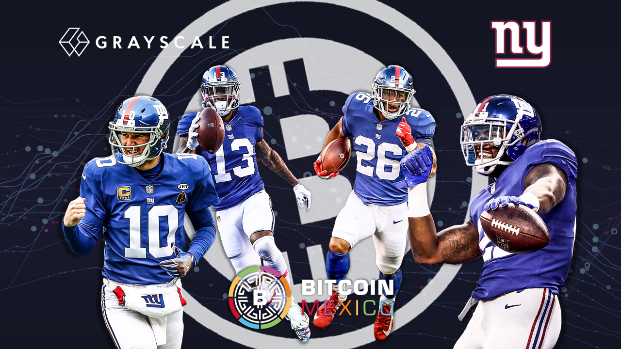 Grayscale se asoció con New York Giants