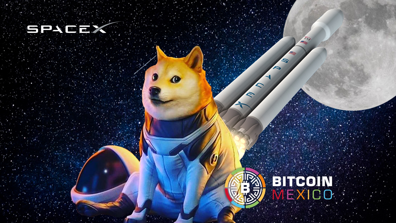 SpaceX enviará a DOGE literalmente a la luna