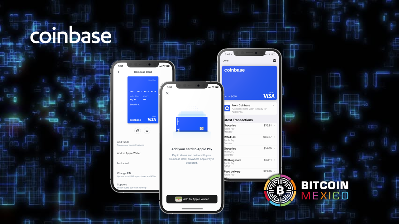 Apple y Google Pay permitirán usar tus criptos con la tarjeta Coinbase