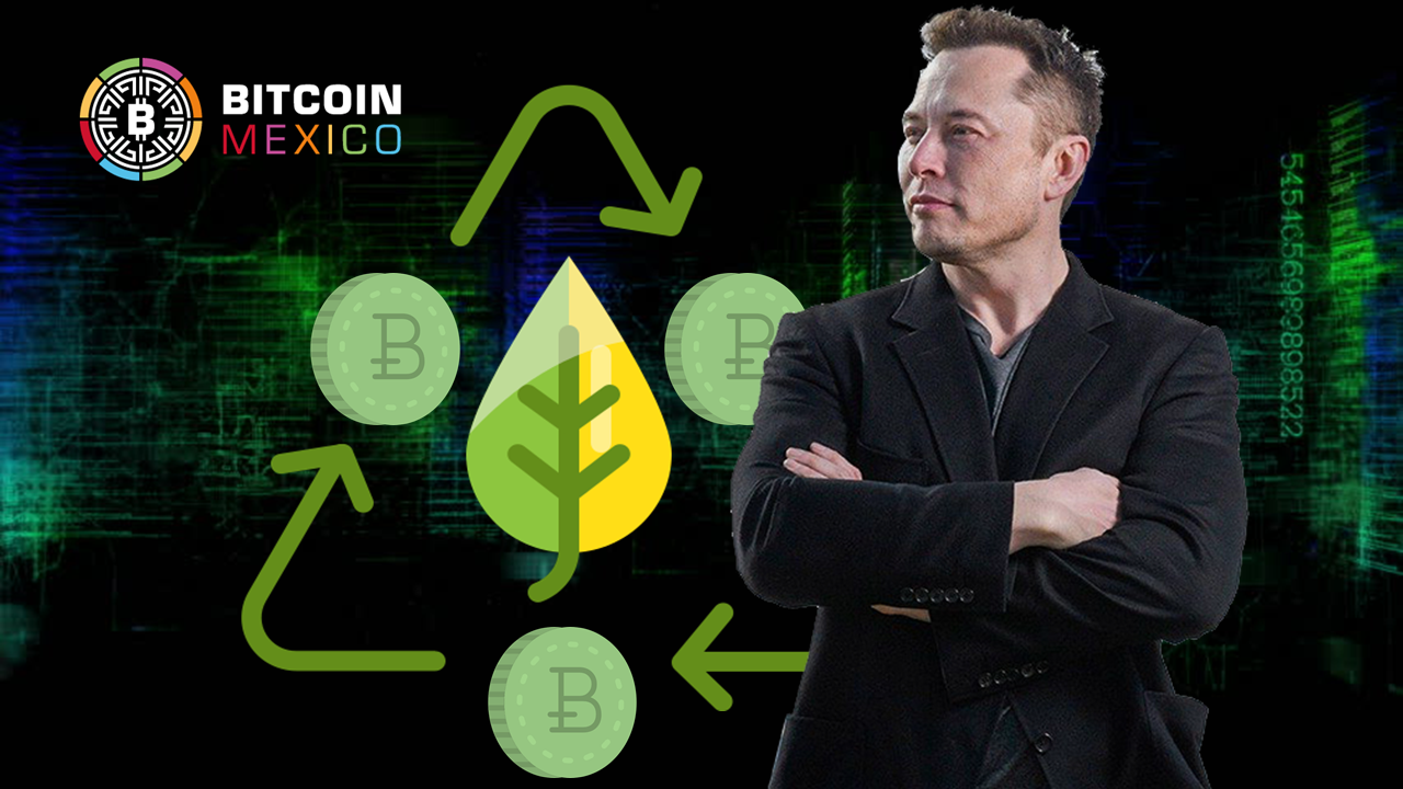 Elon Musk: Bitcoin puede estar usando, en su mayoría, energía renovable