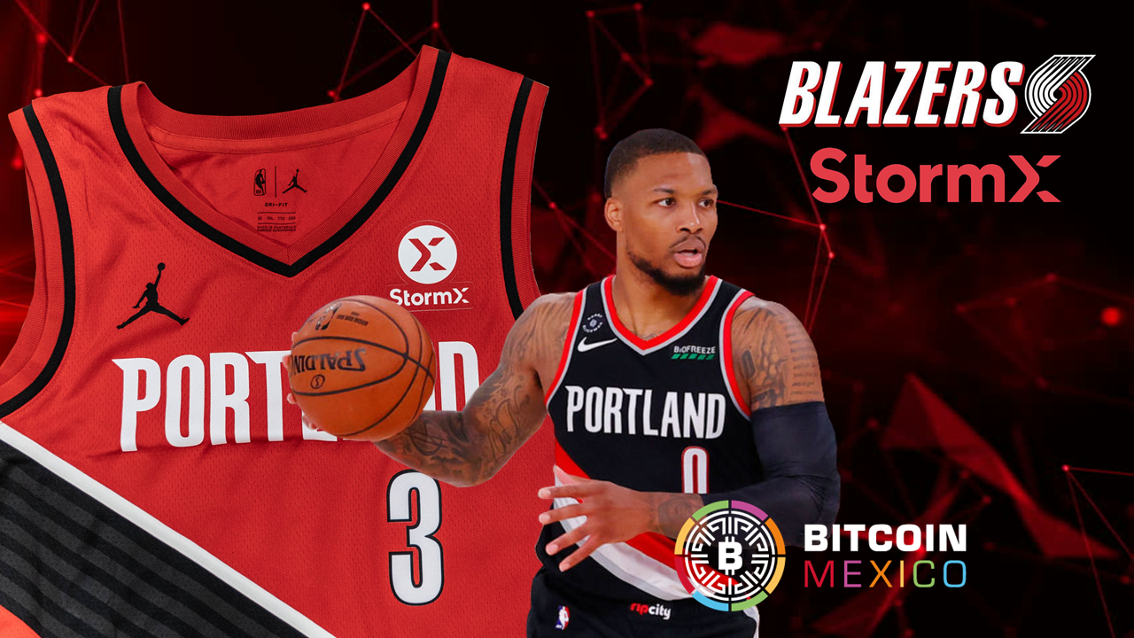 NBA: Blazers de Portland sumará al socio blockchain StormX a su camiseta