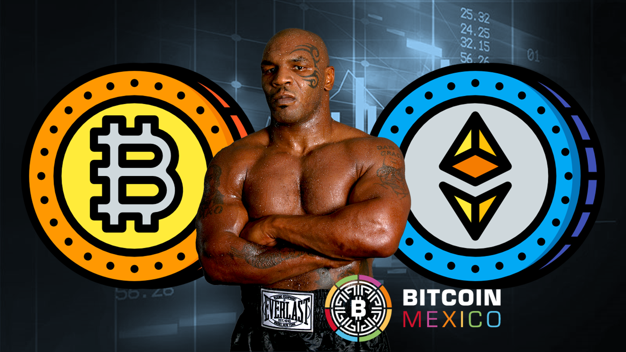 Mike Tyson pregunta a sus seguidores: ¿BTC o Ethereum?