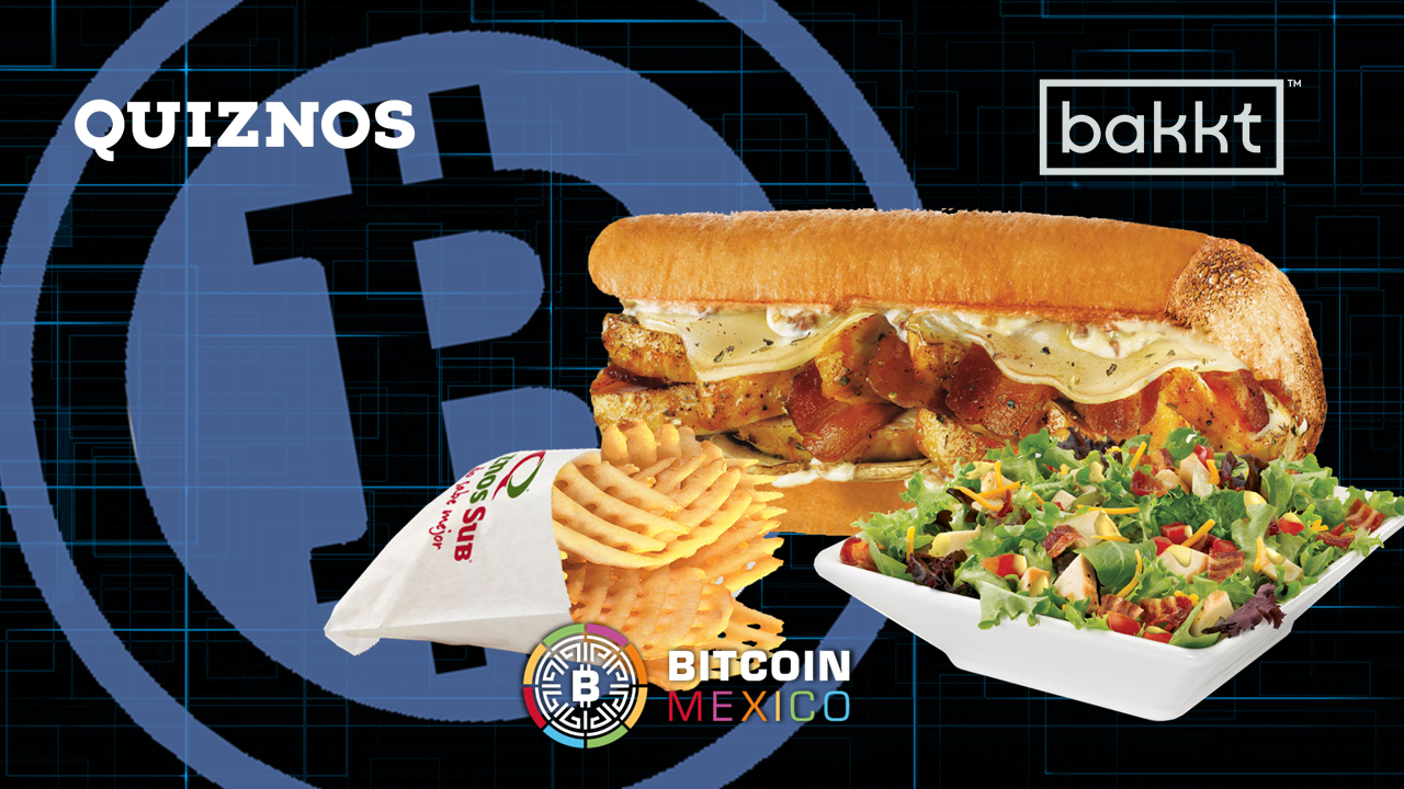 Asociación entre Bakkt y Quiznos permitirá pagos con criptomonedas