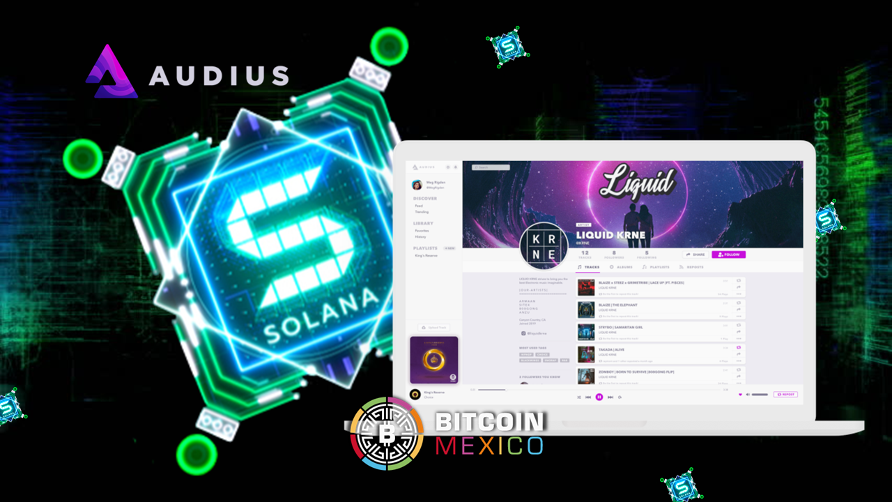 Crypto Music Audius ya cuenta con NFT de Solana y Ethereum