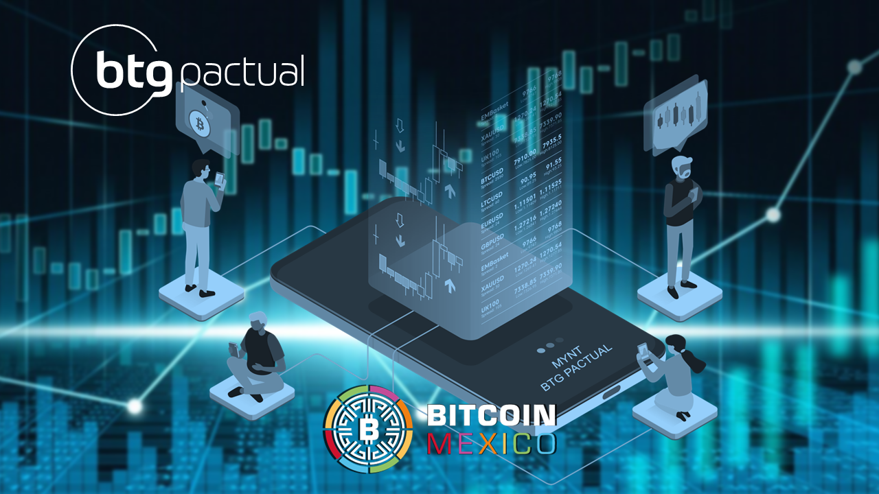 Banco brasileño BTG Pactual permite invertir en BTC y Ethereum