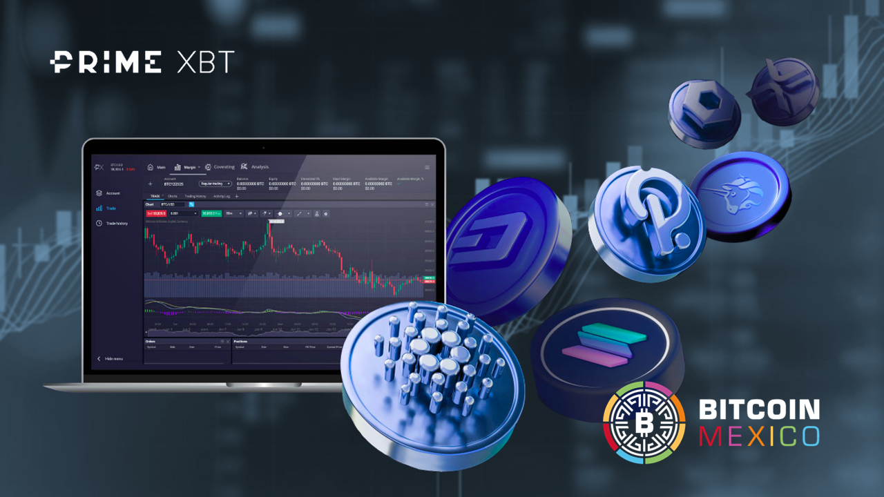 PrimeXBT agrega Solana, DOT, ADA y DOGE a su plataforma de trading