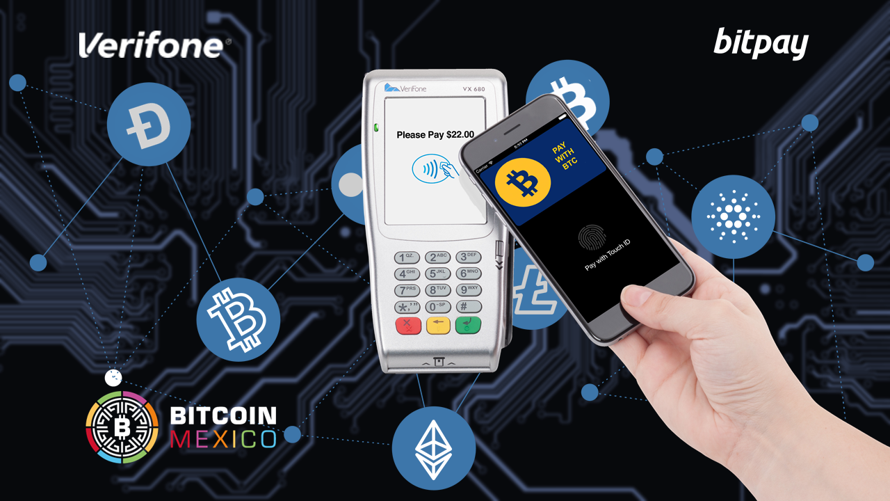 Verifone y BitPay impulsarán adopción de criptos como método de pago