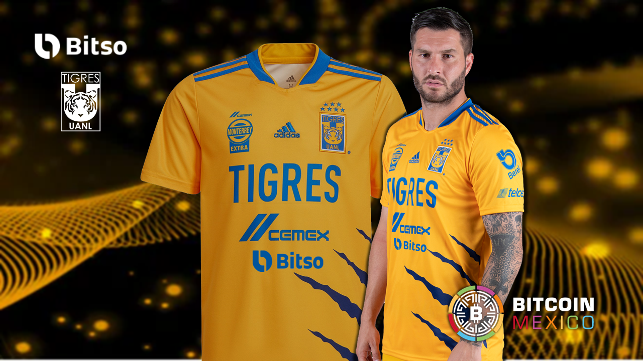 Bitso firma convenio de patrocinio por tres años con el Club Tigres