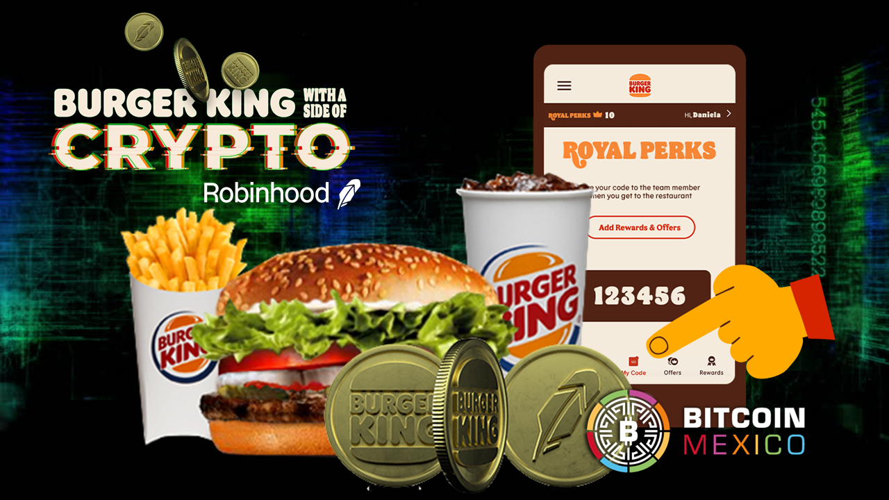 De la mano con Robinhood, Burger King entregará recompensas en cripto