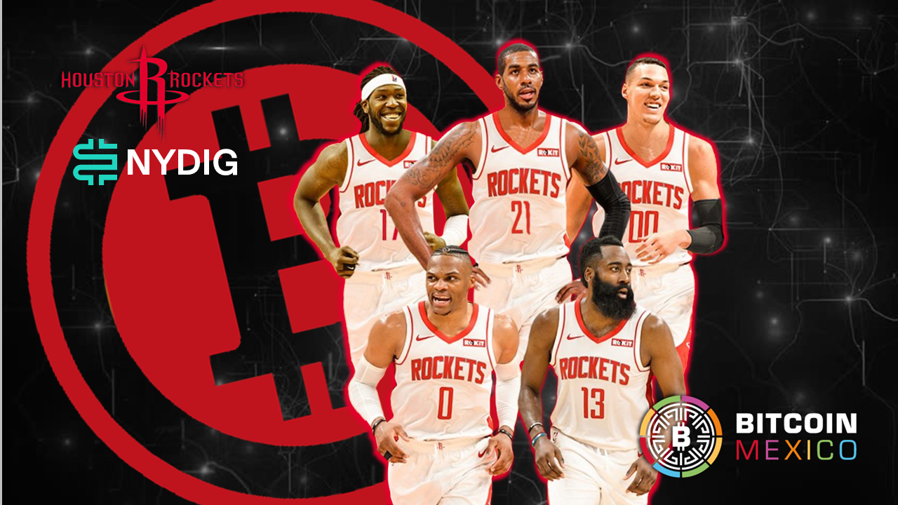 Nuevo sponsor de Houston Rockets le pagará en Bitcoin