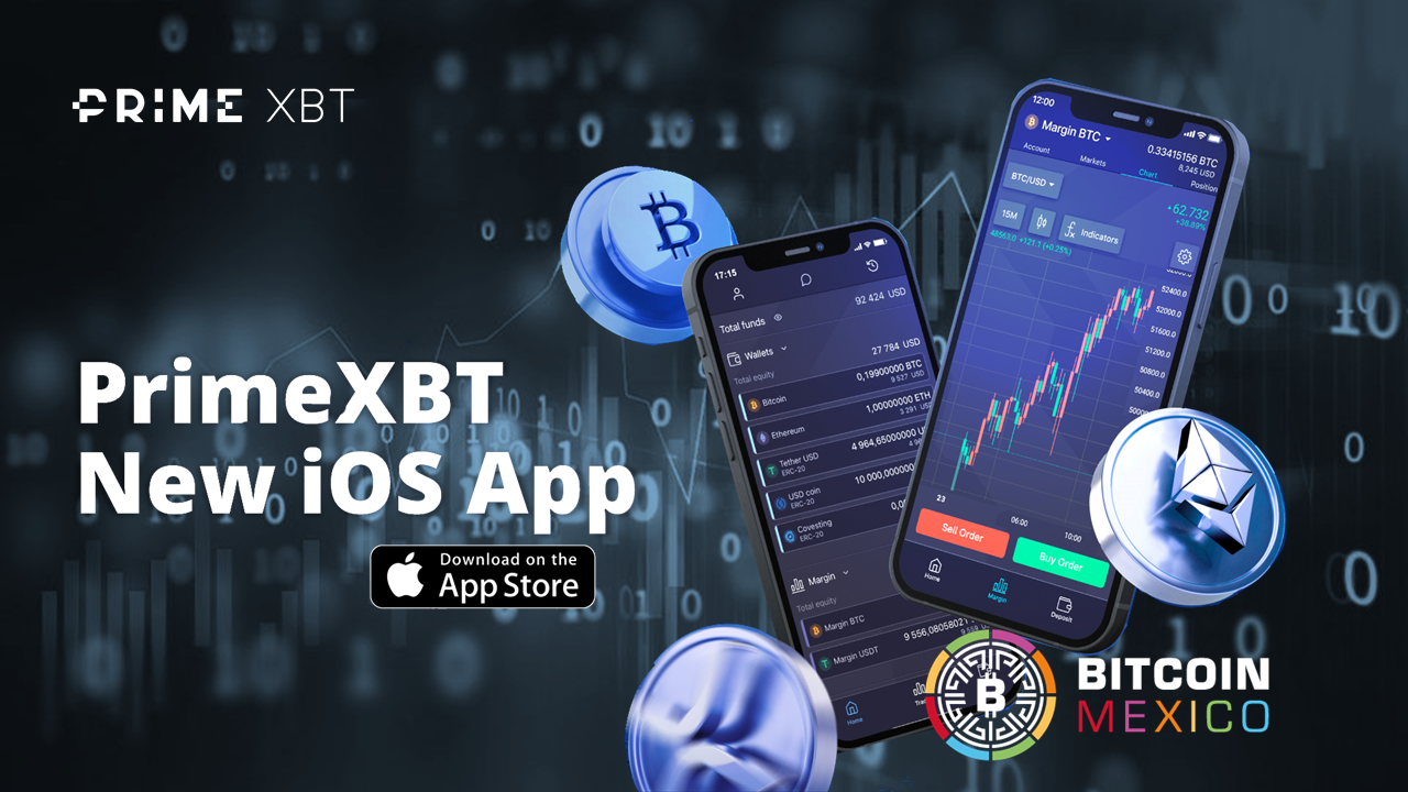 PrimeXBT lanza una nueva aplicación  para iOS