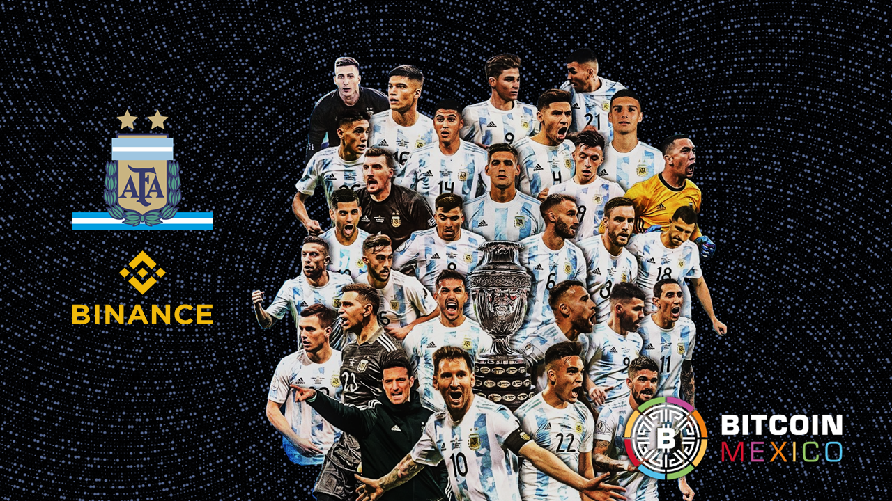 Binance nuevo patrocinador de la Selección Argentina de Fútbol