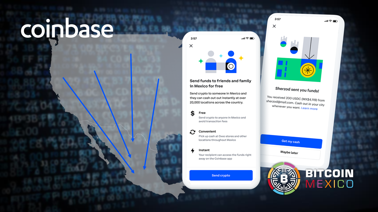 Coinbase facilitará el envío de remesas en México a través de Oxxo