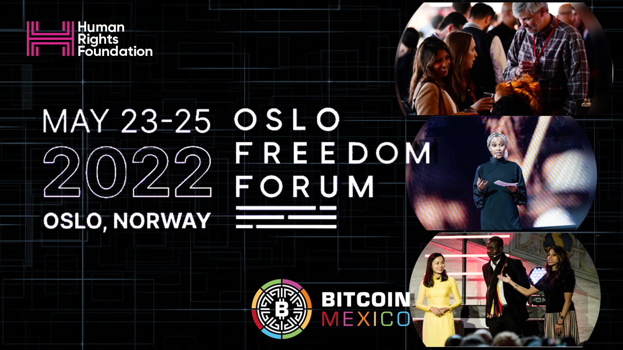 Oslo Freedom Forum 2022, un llamado a la acción en materia de DDHH