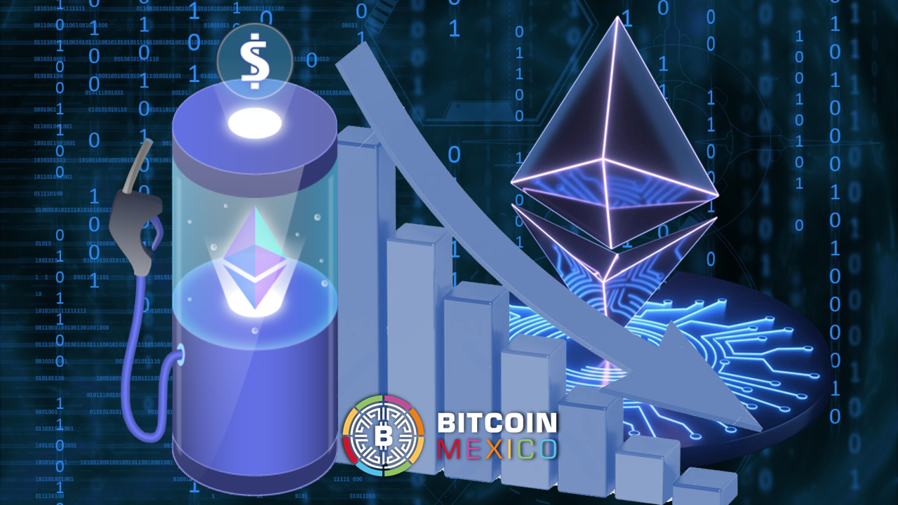 Ethereum: cae el volumen de transacciones y comisiones tocan mínimos