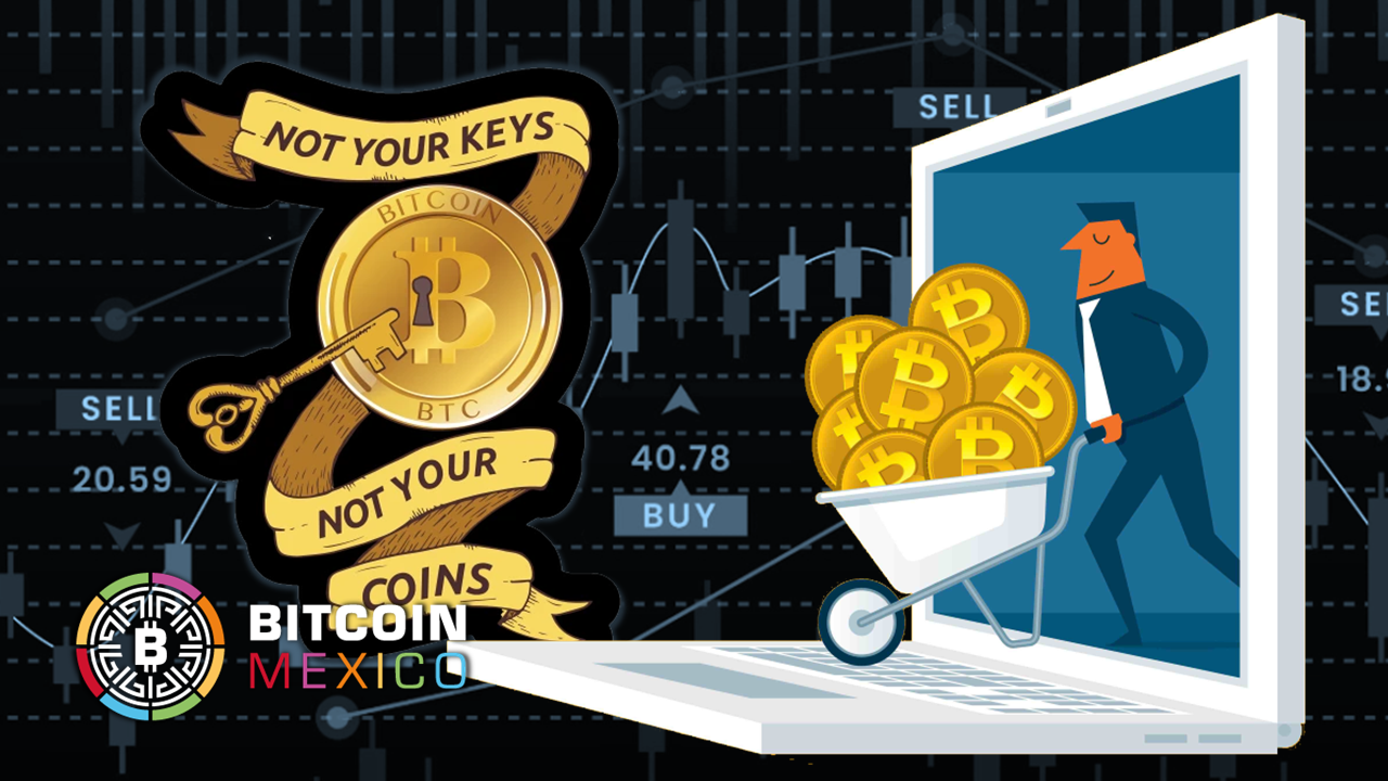 Bitcoin México recomienda mantener tus criptos fuera de exchanges