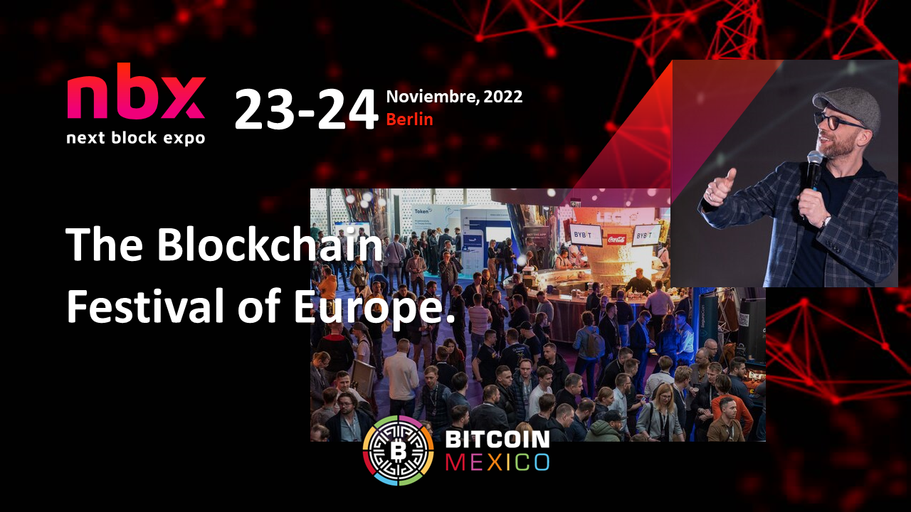 Next Block Expo, el Festival Blockchain de Europa, llega en Noviembre