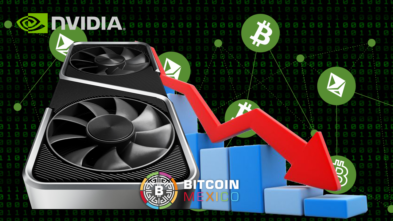 Nvidia no tiene la capacidad de conocer impacto de cripto minería en caída de sus ingresos