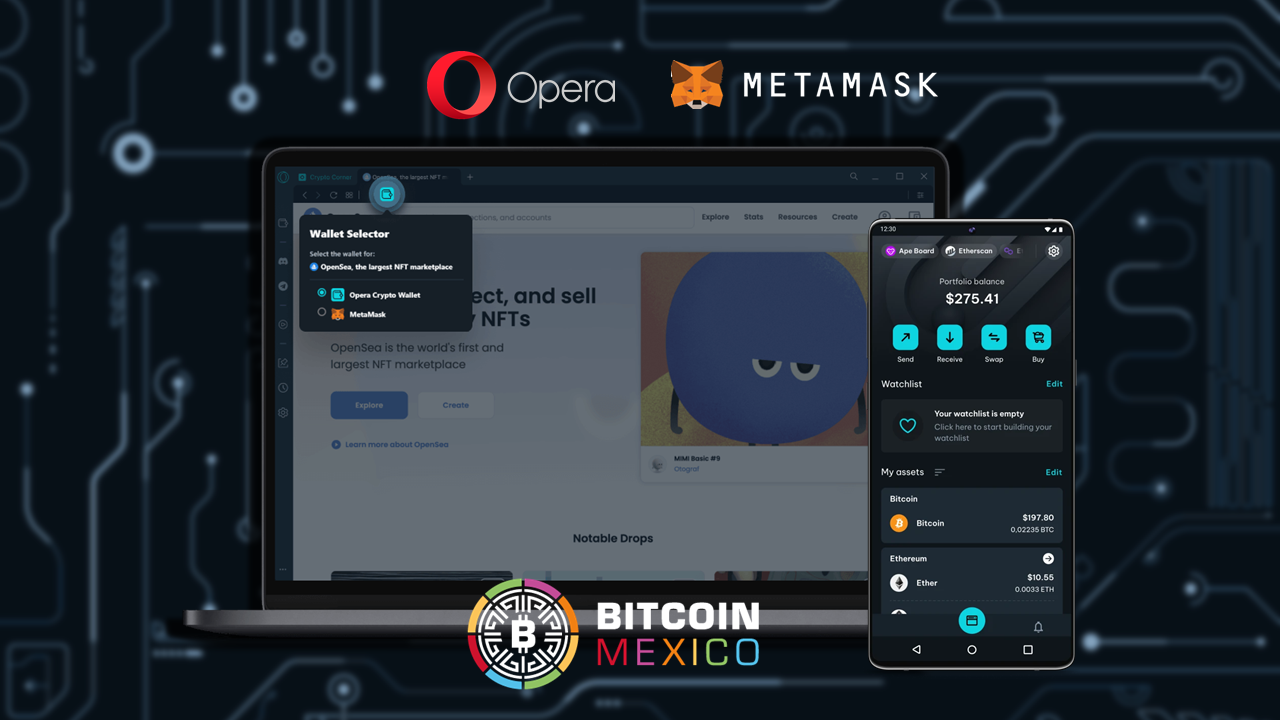 Opera integra MetaMask a su Crypto Browser