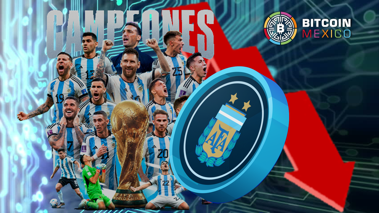 Argentina gana el Mundial Qatar 2022, pero su fan token se derrumbó