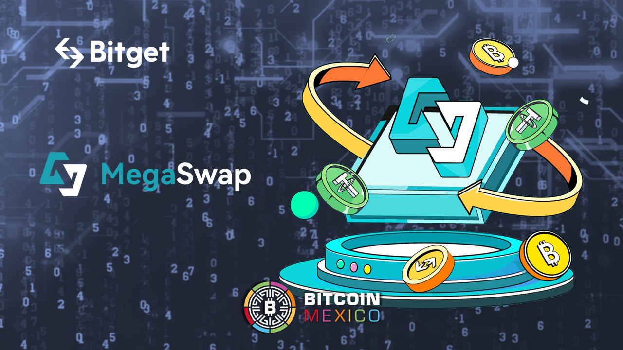 Bitget lanza MegaSwap, un servicio que ofrece lo mejor de las DEx y CEx