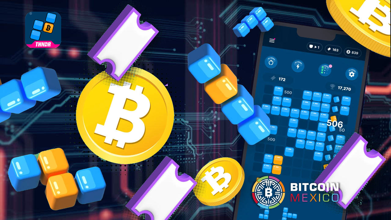 THNDR Games estrena Bitcoin Blocks Puzzles, un juego Play-to-Earn para celulares